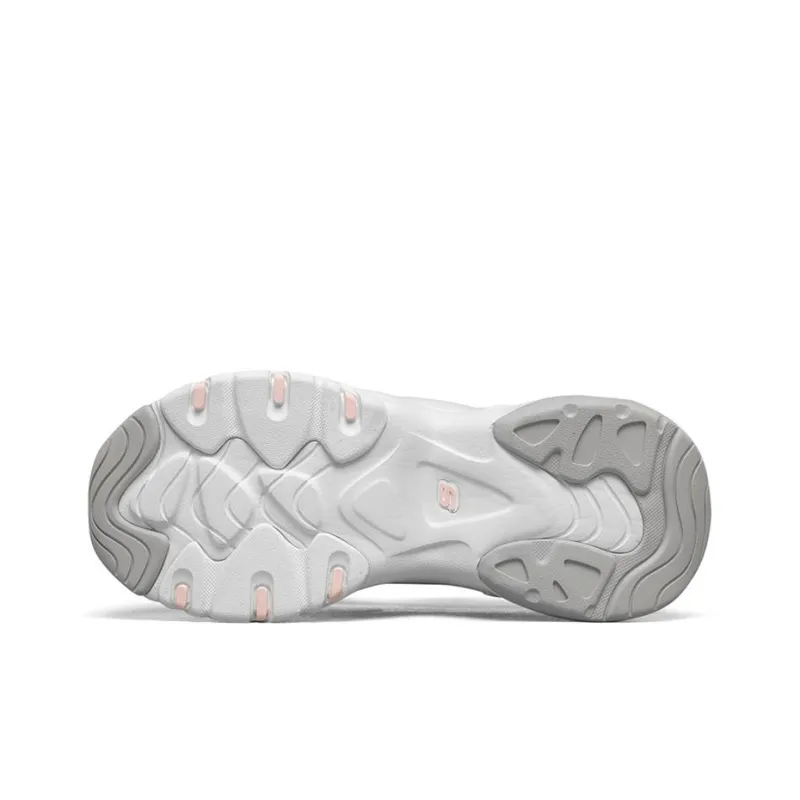 Skechers D'LITES 3.0 Cushioned Slip Resistant Breathable Coverage Low Top Casual Shoes Women's White Pink-4
