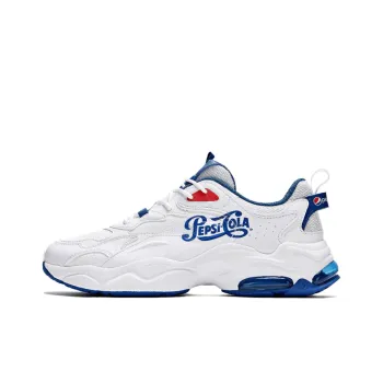 Pepsi x 361° Anti Slip Wear Resistant Low Top Sports Casual Shoes Men's White Blue