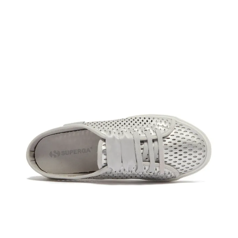 SUPERGA Casual Shoes Women's Silver-4