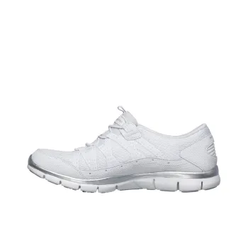 Skechers Gratis Low Top Running Shoes White Women's