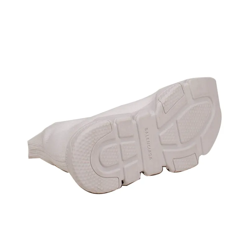 Balenciaga Speed Graffiti Trainers White Black-4