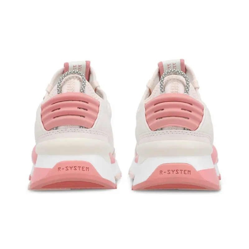 PUMA RS-0 Winter Toys Cushioned Wear-Resistant Slip-Resistant Low-Top Casual Shoes Men's Pink White-3