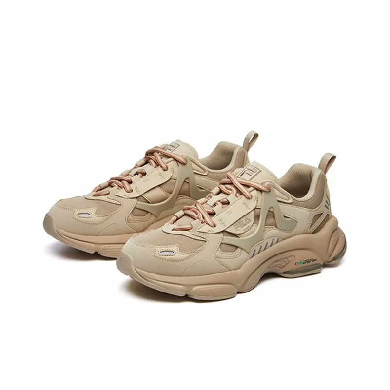 FILA FUSION RJV Shock Absorbers Slip Resistant, Abrasion Resistant, Breathable Low Top Casual Shoes Men's Sandy-2