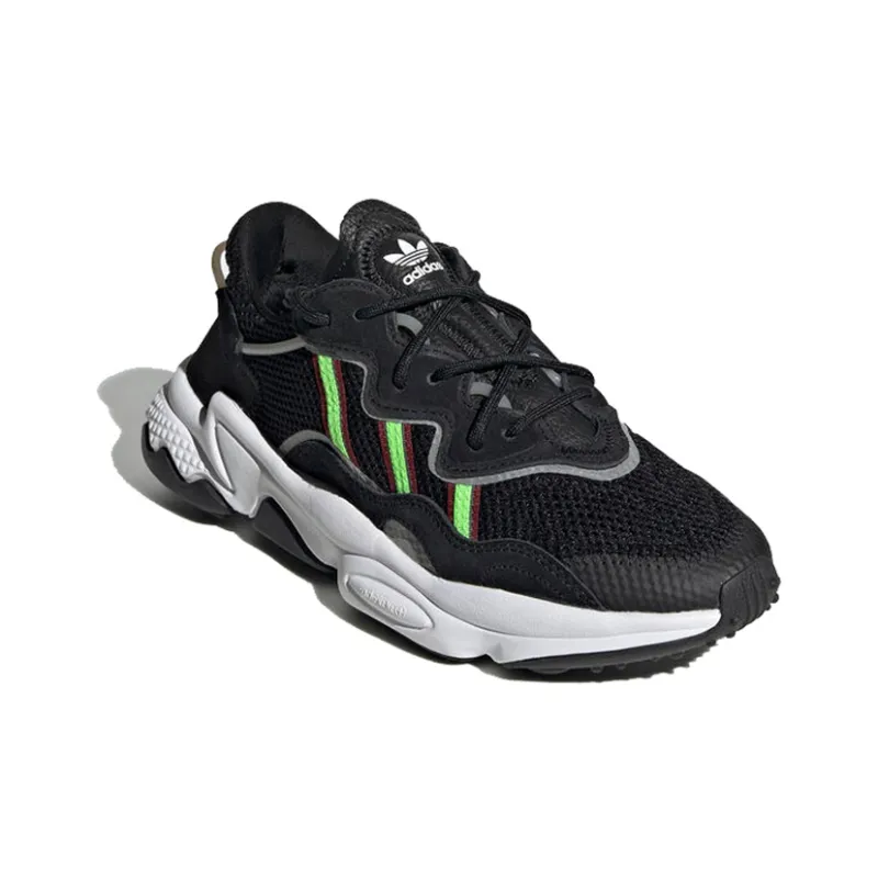 Adidas Ozweego Black Solar Green Women's-1