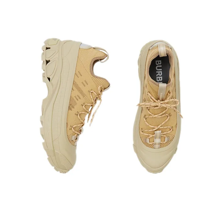 Burberry Arthur Knit Low Top Trainer Honey-3