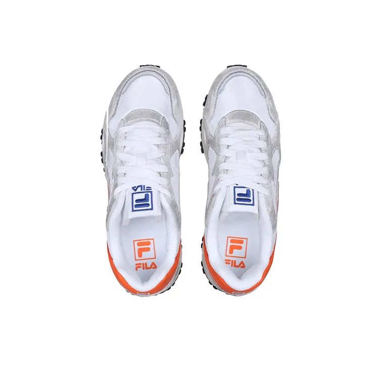 FILA Zagato Washing Low Top Running Shoes Grey/Orange/Blue-3