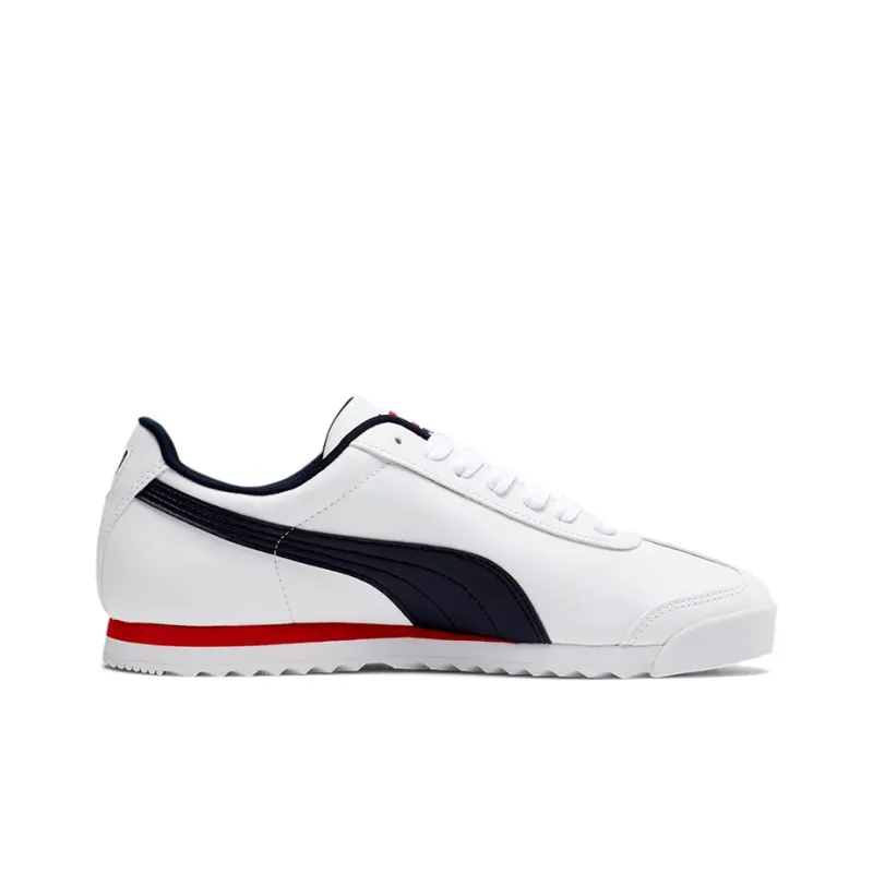 PUMA Roma Basic White/Black/Red-1