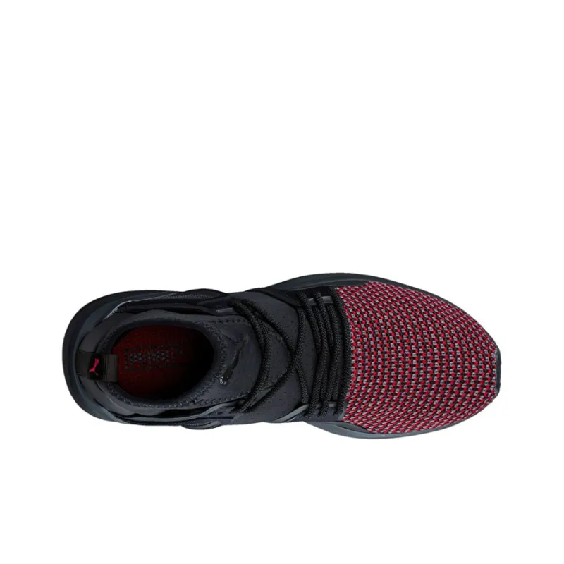 PUMA Basket Puma B.o.g Limitless Anti-Slip Wear-Resistant Breathable Lightweight High-Top Casual Shoes Men's Red Black-3