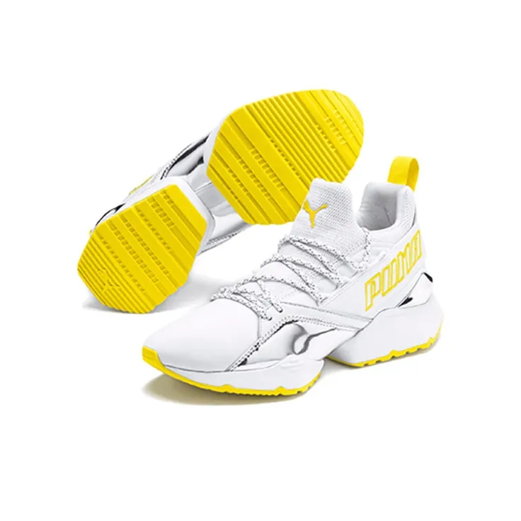 PUMA Muse Maia Tz Metallic 'Blazing Yellow' Women's-4