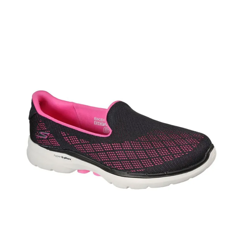 Skechers GOwalk 6 Cosmic Force Loafers Black/Pink Women's-2