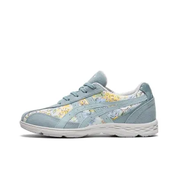 Asics Hadashi Walker W037 Cushioning Anti-Slip And Wear-Resistant Low-Top Casual Shoes Women's Blue 3E-Width
