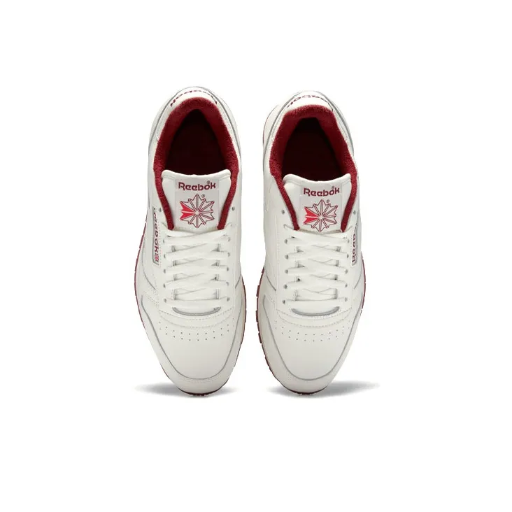 Reebok Classic Leather Chalk Classic Burgundy-4