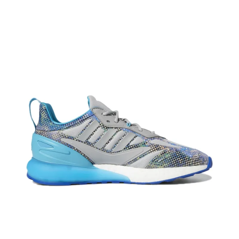 Adidas Ninja X Zx 2K 2.0 'Time In Grey Cyan Pink'-1
