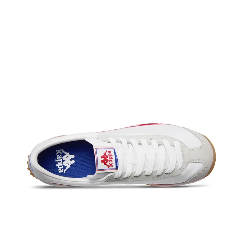 Kappa BANDA Cushioned Abrasion Resistant Slip Resistant Low Top Casual Shoes Women's White Red-4