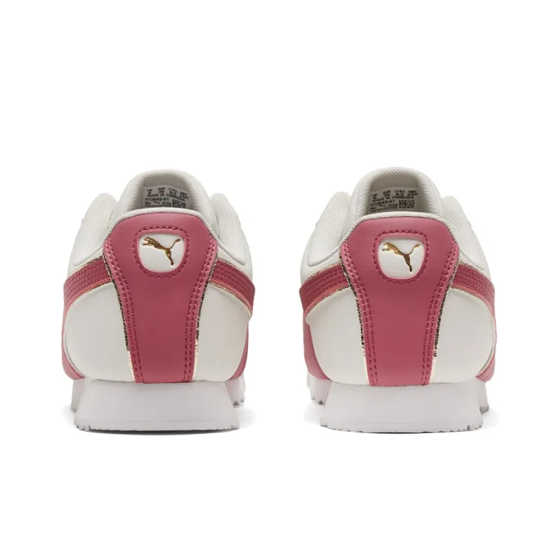 PUMA Roma Wabi sabi White/Red Women's-4