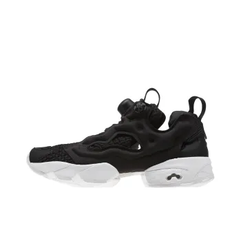 Reebok Instapump Fury Woven Running Shoes Black/White Women's