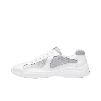 PRADA Casual Shoes Men Low Top White/Silver