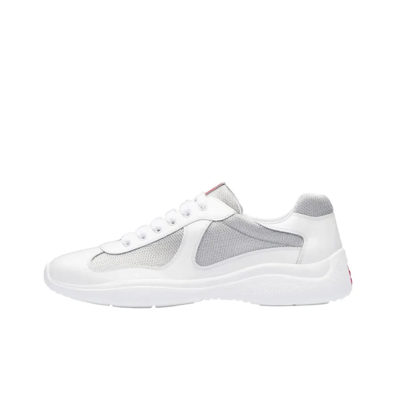PRADA Casual Shoes Men Low Top White/Silver-0