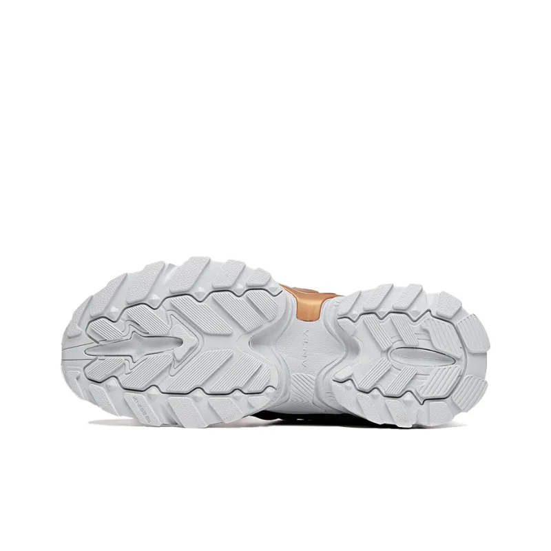 Anta Outdoor Collection Cushioning Anti Slip Wear Resistant Breathability Low Top Casual Shoes Women's Black Silver-4