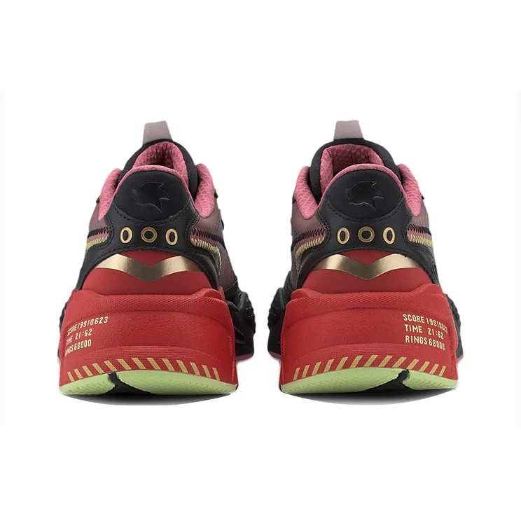PUMA RS X 3 Sonic The Hedgehog Black Red Women's-4