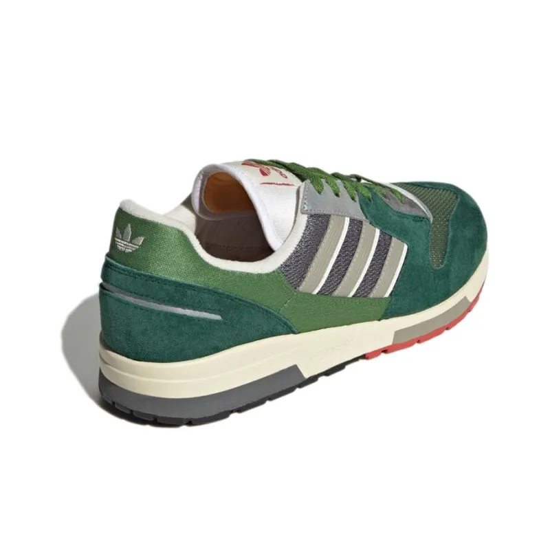 Adidas Originals ZX 420 Wear-Resistant Coverage Low-Top Casual Shoes Unisex Gray Green-3