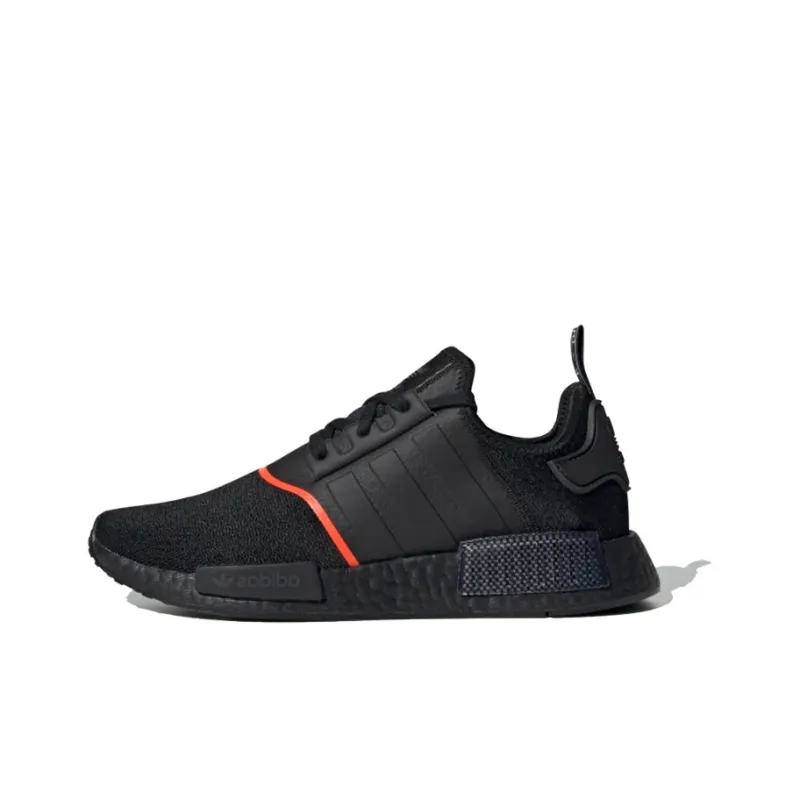 Adidas Originals Nmd R1 Core Black Solar Red Line-0
