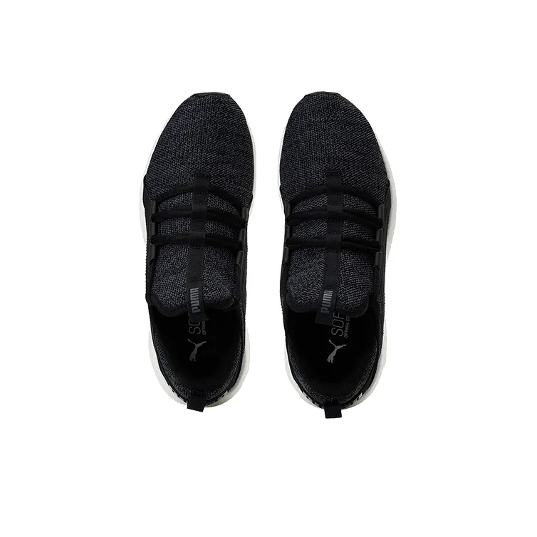 PUMA Mega Nrgy Knit Low Running Shoes Black/White Women's-2