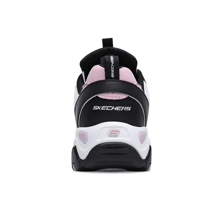 Skechers D'Lites 2.0 Low Top Running Shoes Black/Pink/White Women's-3