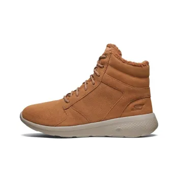 Skechers ON THE GO City 2 Cushioned Anti-Slip And Wear-Resistant Warm Mid-Top Casual Shoes Men's Chestnut