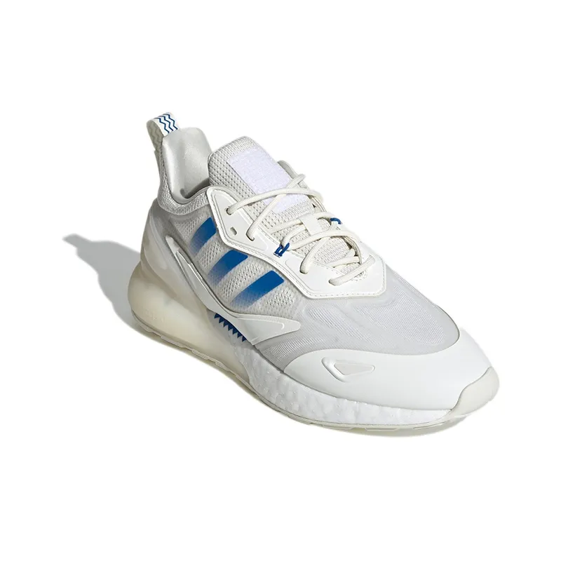 Adidas Zx 2K Boost 2.0 Cloud White Off White Blue Bird-2