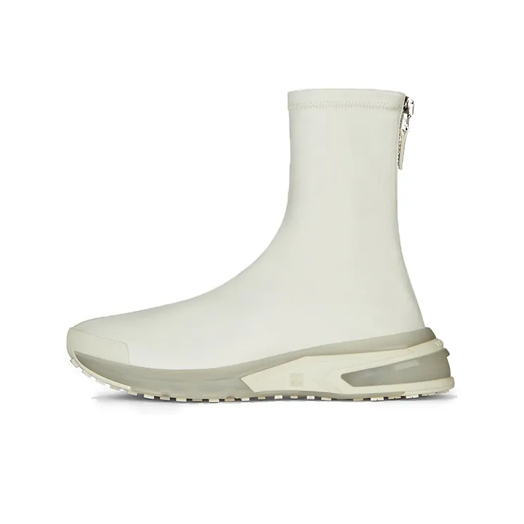 Givenchy High Top Casual Shoes Men's Ecru-0
