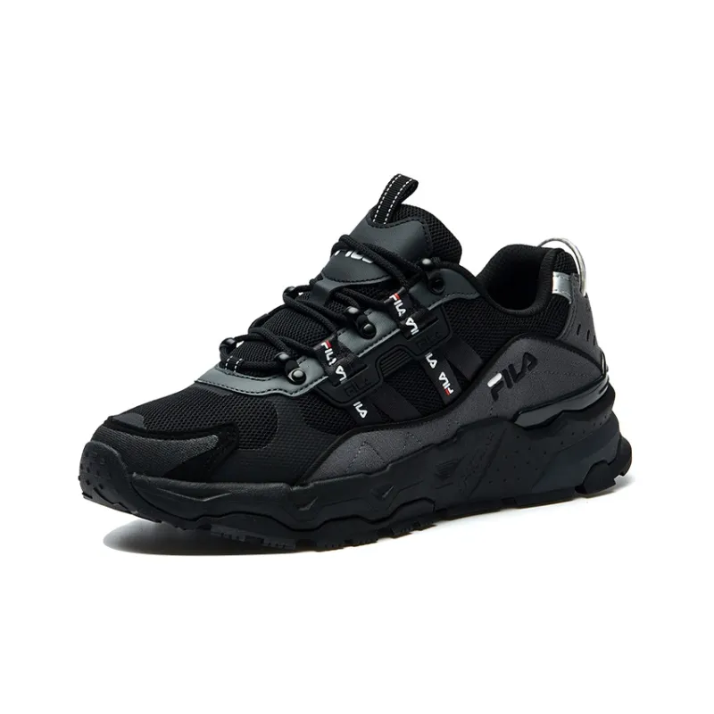 FILA Fashion Sneakers Low Running Shoes Black/Grey-2