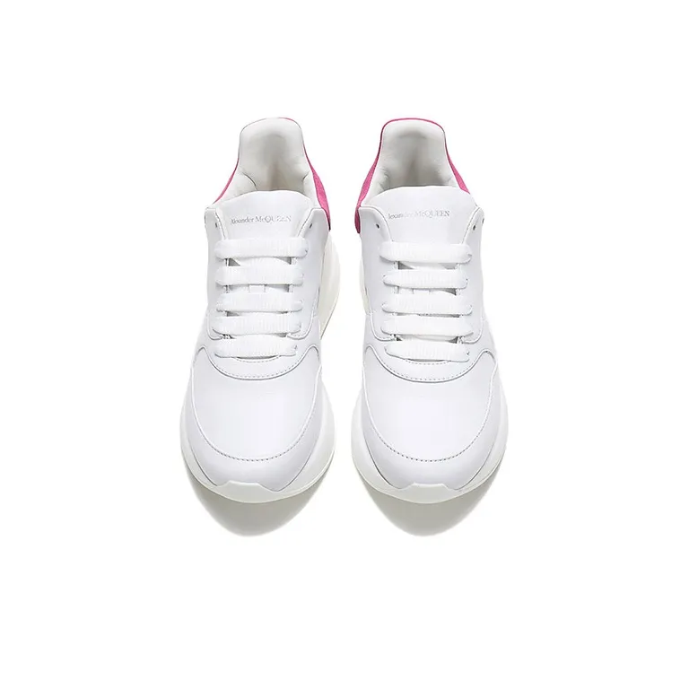Alexander McQueen Oversized Runner Sneakers 'White Rose Pink' Women's-3
