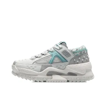 LiNing CF Peace Cushioning Rebound Low Top Casual Shoes Women's Snow Gray