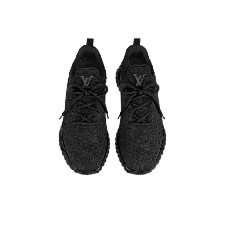 LOUIS VUITTON V.N.R Low Top Sports Casual Shoes Men's Black-3