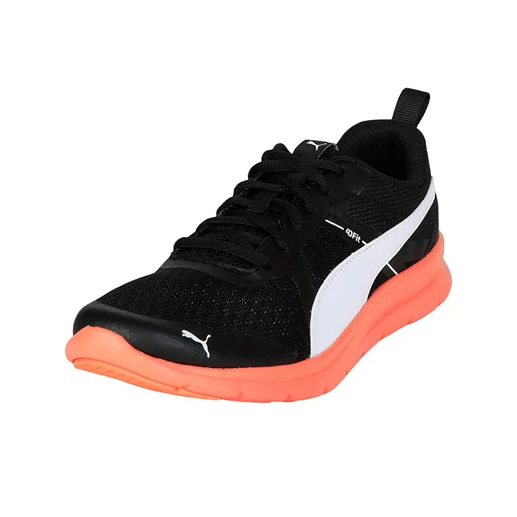 PUMA Flex Essential Casual Shoes Unisex Low-Top Black/Silver/Orange-2