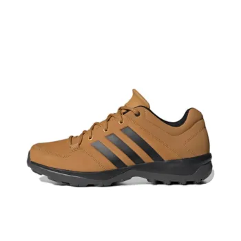 Adidas Daroga Plus Lea Slip-Resistant Low-Top Casual Shoes Men's Brown Black
