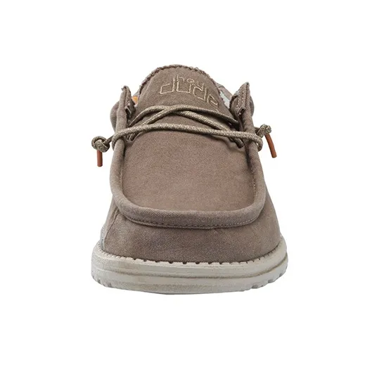Heydude Casual Shoes Men Low-Top Walnut-2