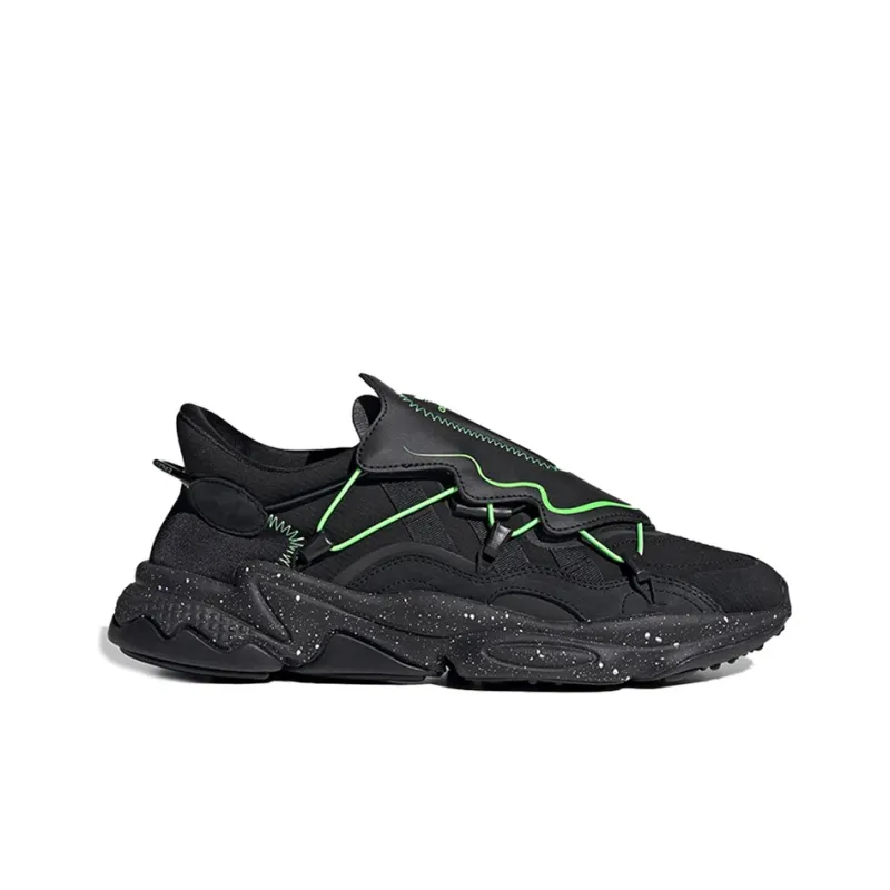 Ozweego Adidas Originals 'Black Solar Green'-1