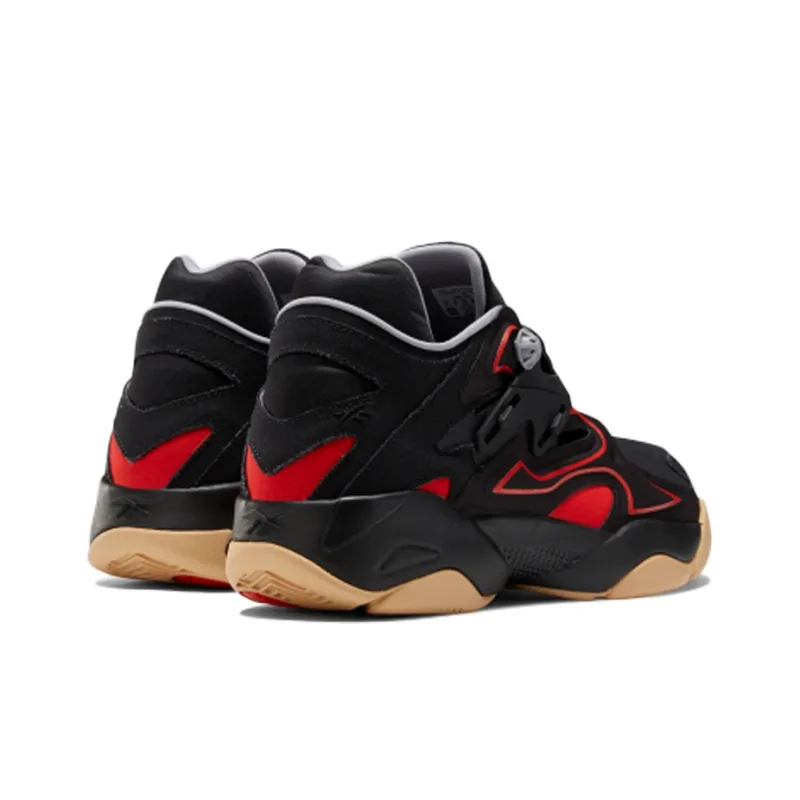 Reebok Pump Court Black Red Gum-3
