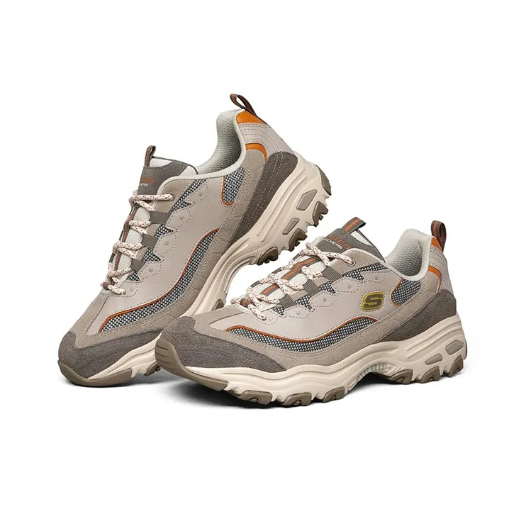 Skechers D'Lites 1.0 Low Top Running Shoes Brown-2