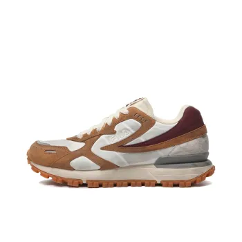 FILA Zagato Washing Cushioning Abrasion Resistant Breathable Slip Resistant Low Top Casual Shoes Unisex Gray Brown