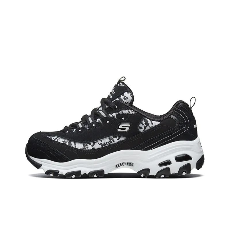 Skechers D'Lites 1.0 Running Shoes Black/White Women's-0