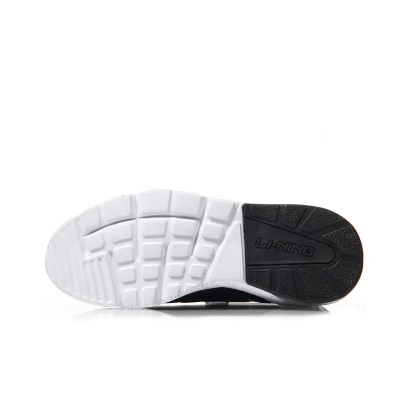 LINING Bubble Casual Shoes Women's Low Top Black/White-3