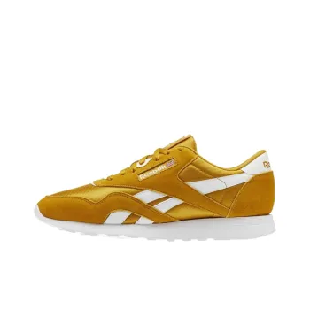 Reebok Classic Nylon Casual Shoes Men Low-Top Yellow