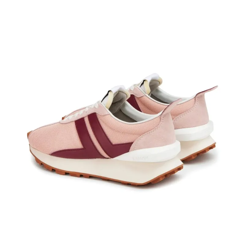 Lanvin Bumpr Anti Slip Wear Resistant Low Top Casual Shoes Women's Red Pink-4