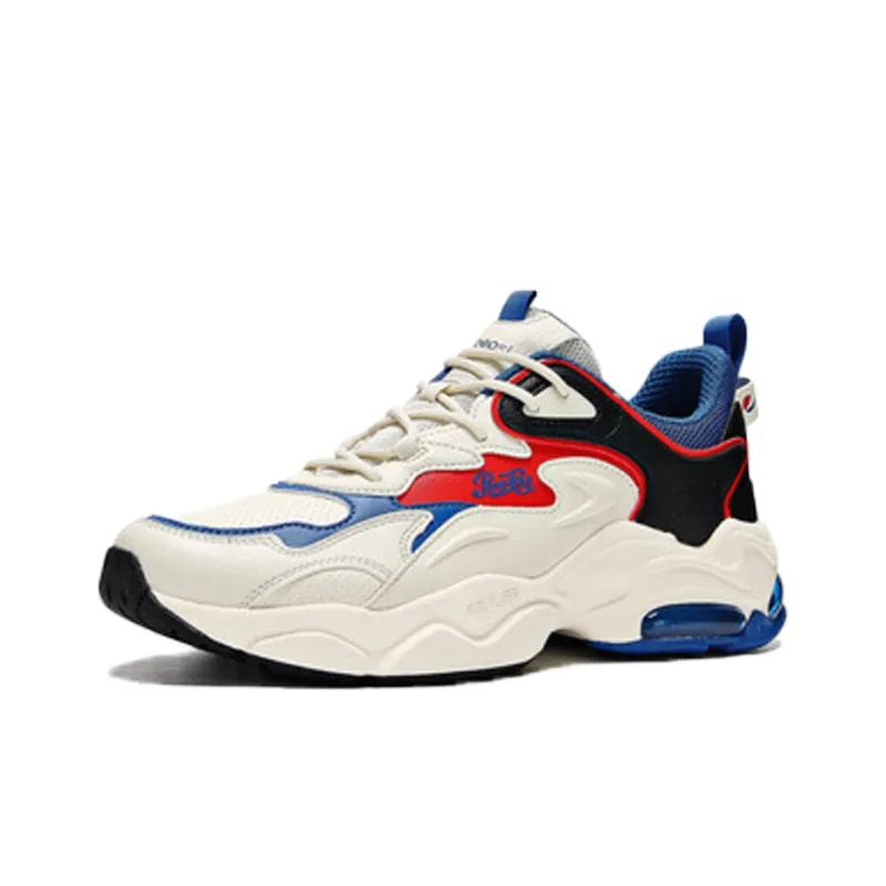 Pepsi x 361° Cushioned Slip Resistant Low Top Casual Shoes Men's White Black-2