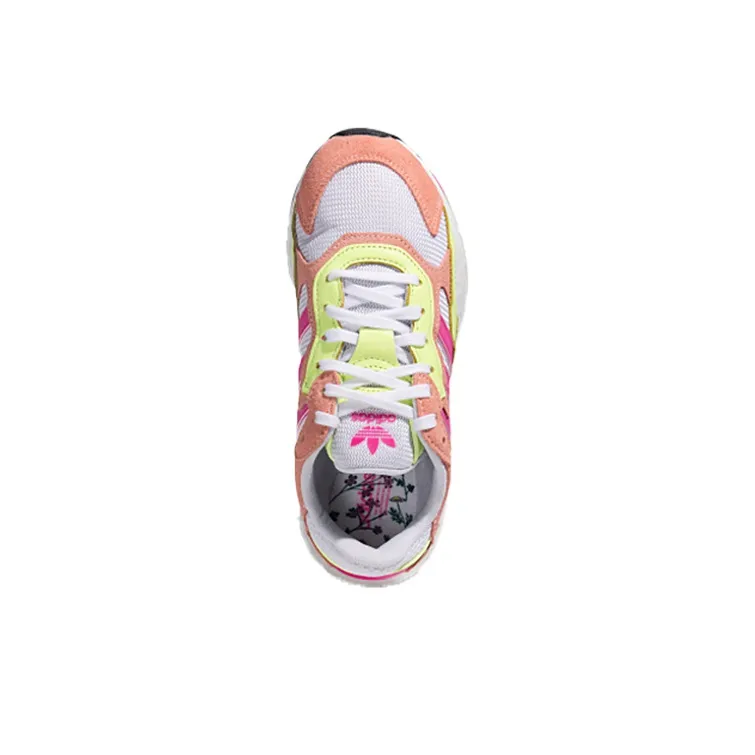 Adidas Originals TRESC Run BR W Non slip Lightweight Low Top Casual Shoes Women's Pink Orange Patchwork-4
