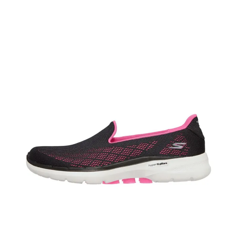 Skechers GOwalk 6 Cosmic Force Loafers Black/Pink Women's-0