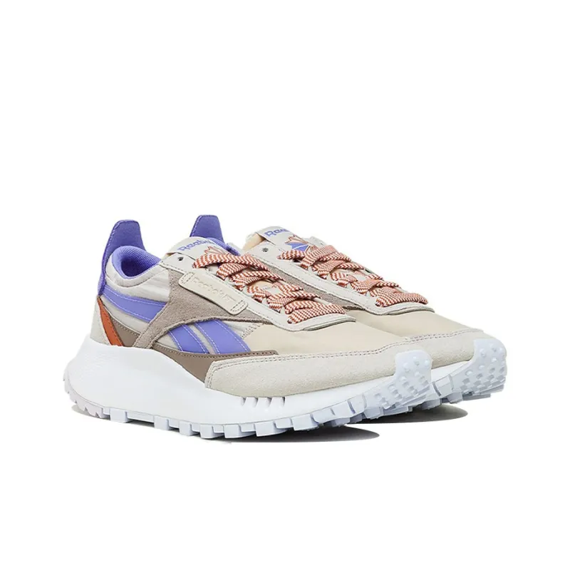 Reebok Women's Classic Leather Legacy 'Sand Stone Hyper Purple' Women's-2